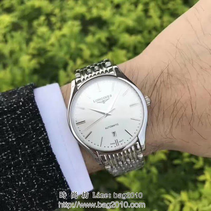 LONGINES浪琴 最新作品 精緻款男士腕表 WSS0493